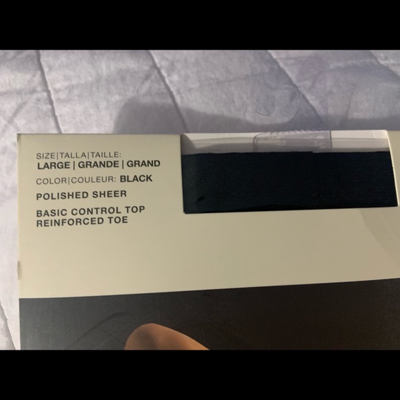 NWT Anne Klein Black Hosiery - Picture 2 of 5